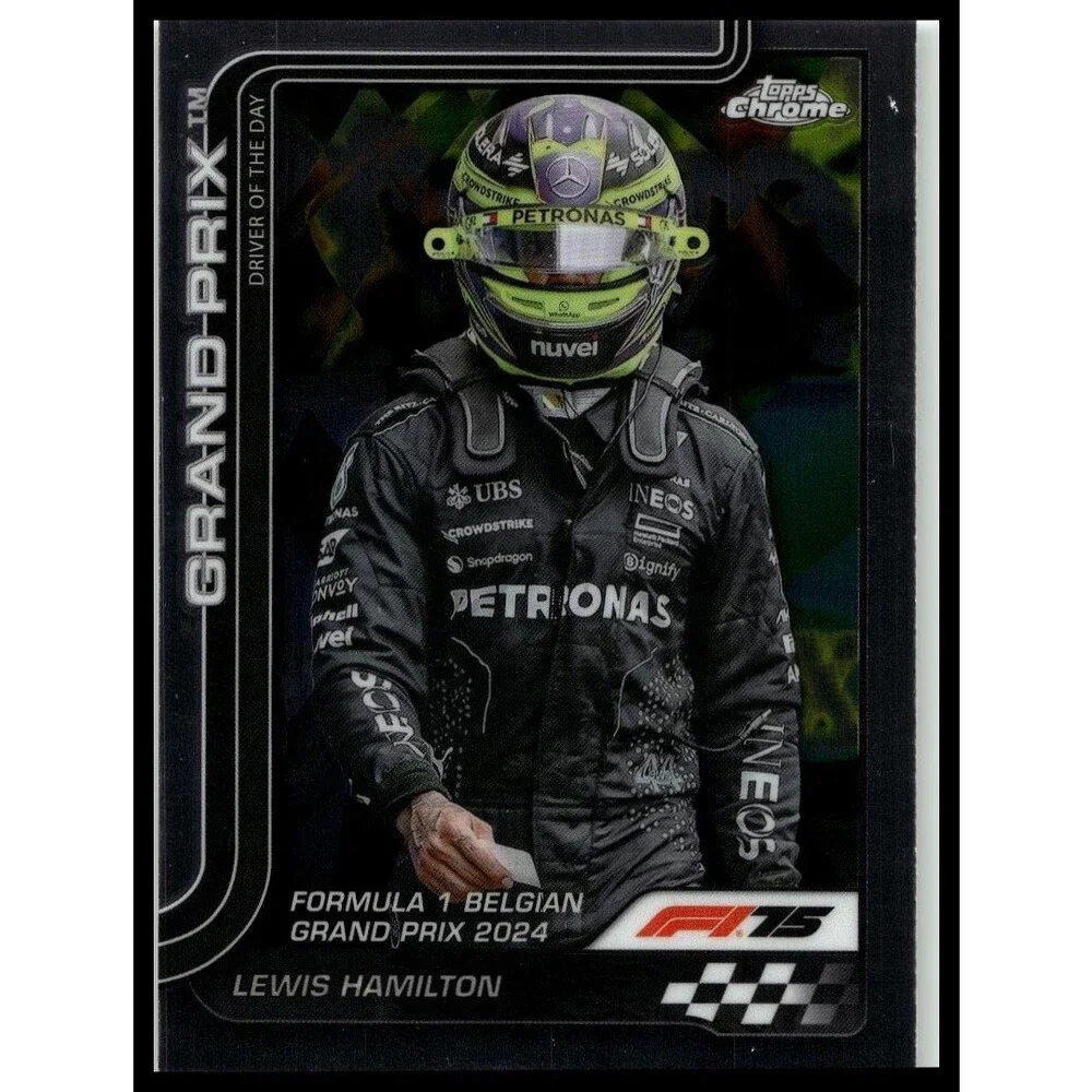 2025 Topps Chrome Formula 1 Lewis Hamilton #135 Mercedes-AMG Petronas